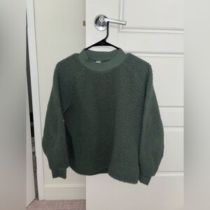 Cozy Teddy Green Sweater